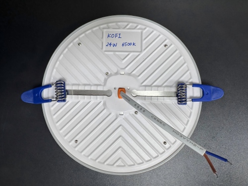 9/24/36W مصباح لوحة DOB بدون إطار، حديد+pp